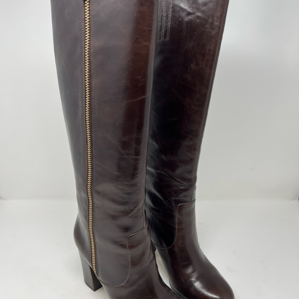 Michael Kors Margaret Leather Boot - Picture 4 of 5